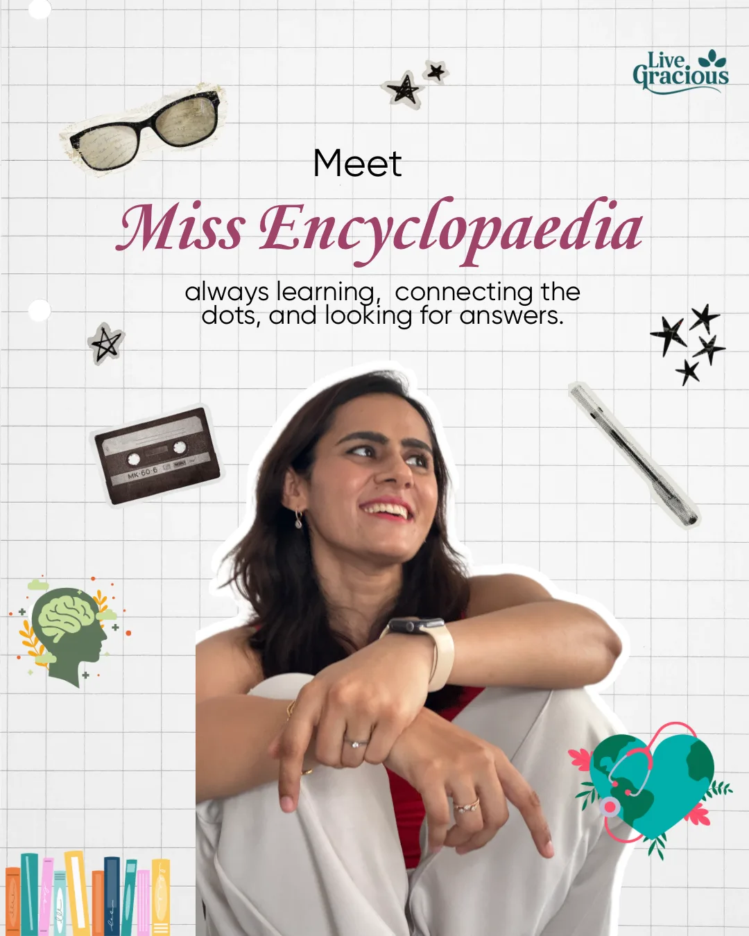 Meet Miss Encyclopaedia — always learning and looking for answers